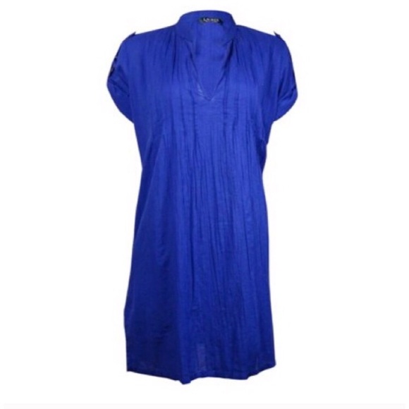 Lauren Ralph Lauren Other - Ralph Lauren Roll Tab Pintucked Cotton Swim Cover